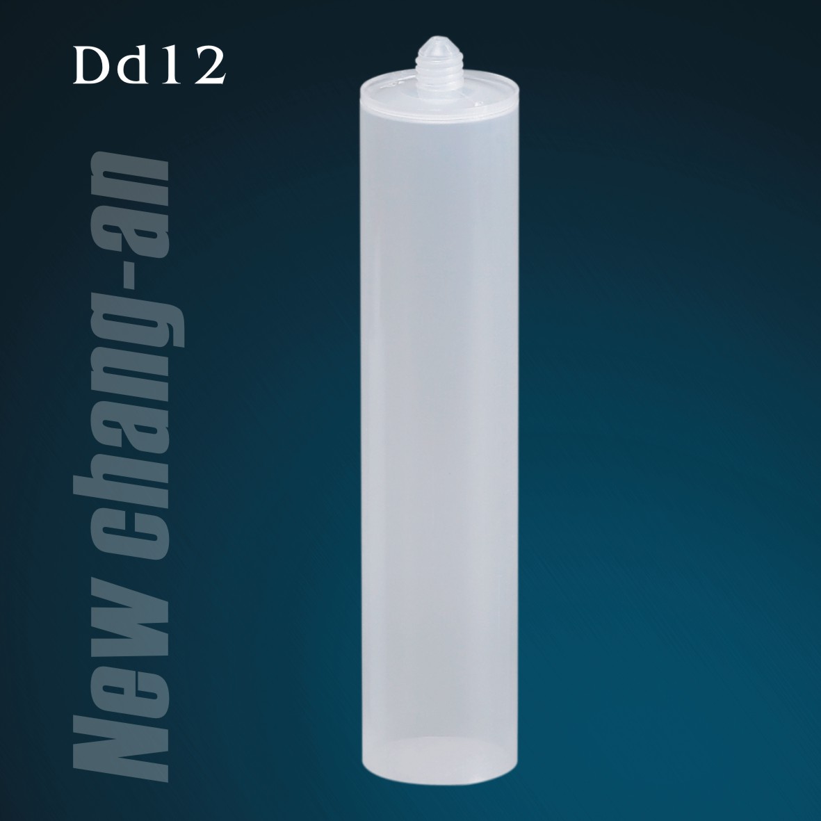 300ml leere transparente PP-Plastikpatrone für Silikon-Dichtungsmittel Dd12
